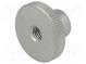 Knob  Ø  20mm  Int.thread  M5  H  11.5mm  stainless steel  DIN  466