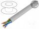 Wire  U/UTP  5e  solid  Cu  4x2x24AWG  LSZH  grey  500m  Øcable  4.7mm