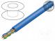 Wire  U/UTP  6a  solid  Cu  4x2x23AWG  LSZH  blue  500m  CPR  Dca