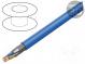 Wire  S/FTP  6a  solid  Cu  4x2x23AWG  LSZH  blue  500m  Øcable  7mm