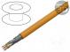 Wire  S/FTP  7  solid  4x2x23AWG  LSZH  orange  500m  Øcable  7.5mm