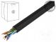 Wire  U/UTP  5e  industrial Ethernet  solid  Cu  4x2x24AWG  black