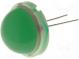 LED  20mm  green  40÷75mcd  120°  No.of term  2  20mA  Front  convex