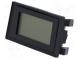 Panel DC voltage meter  LCD 3,5 digit 12,5mm  VDC  0÷200mV