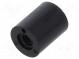Spacer sleeve  cylindrical  polyamide  M2  L  5mm  Øout  4mm  black