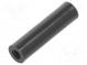 Spacer sleeve  cylindrical  polyamide  M4  L  30mm  Øout  8mm  black