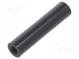 Spacer sleeve  cylindrical  polyamide  M4  L  35mm  Øout  8mm  black
