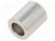 Spacer sleeve  12mm  cylindrical  brass  nickel  Out.diam  10mm