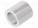 Spacer sleeve  12mm  cylindrical  aluminium  Out.diam  12mm