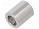Spacer sleeve  12mm  cylindrical  stainless steel  Out.diam  10mm