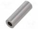 Spacer sleeve  15mm  cylindrical  stainless steel  Out.diam  5mm