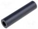 Spacer sleeve  cylindrical  polyamide  L  27mm  Øout  10mm  black