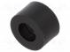 Spacer sleeve  cylindrical  polyamide  L  3mm  Øout  5mm  black