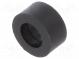 Spacer sleeve  cylindrical  polyamide  L  3mm  Øout  6mm  black