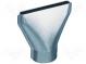 Shrink nozzle  Kind of nozzle  fish tail  L  75mm  Øin  34mm