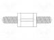 Spacer sleeve  cylindrical  polyamide 66  UNC6-32  25.4mm