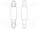 PCB distance  polyamide 66  L  3mm  latch/latch  natural  UL94V-2