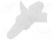 PCB distance  polyamide  L  6.4mm  snap fastener  natural