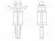 PCB distance  polyamide 66  L  9.5mm  latch/latch  natural