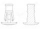 Assembly stud  polyamide 66  L  7.9mm  snap fastener  natural