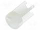 Spacer sleeve  LED  Øout  6mm  ØLED  5mm  L  9.5mm  natural  UL94V-2