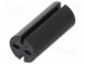 Spacer sleeve  LED  Øout  5.1mm  ØLED  5mm  L  11mm  black  UL94V-0