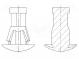 Assembly stud  polyamide 66  L  8mm  snap fastener  natural
