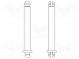 PCB distance  polyamide 66  L  9.5mm  latch/latch  natural