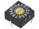 Encoding switch  Pos  16  PCB,THT  100mΩ  DC load @R  0.03A/15VDC