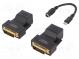 DVI extender  DVI-D (24+1) plug,RJ45 socket  1920x1200px  70m