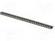 Socket  pin strips  female  PIN  30  turned contacts  straight