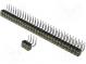 Socket  pin strips  female  PIN  32  turned contacts  angled 90°