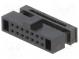 Plug  IDC  female  PIN  14  IDC  for ribbon cable  0.635mm