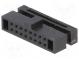 Plug  IDC  female  PIN  16  IDC  for ribbon cable  0.635mm