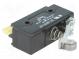 Microswitch SNAP ACTION  with lever (with roller)  DPDT  Pos  2