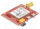 Expansion board  SIM,SMA,USB B micro,pin strips  39.88x34.29mm