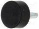 Vibroisolation foot  Ø  20mm  H  10mm  Shore hardness  70±5  504N