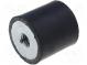 Vibroisolation foot  Ø  20mm  H  20mm  Shore hardness  55±5  320N