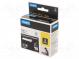 Tape  9mm  5.5m  white  Character colour  black