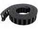Cable chain  E2.15  Bend.rad  48mm  L  1000mm  Int.height  14.4mm