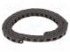 Cable chain  E2i.10  Bend.rad  38mm  L  1000mm  Int.height  10.1mm