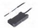 Sensor  optical fiber amplifier  PNP  IP50  Connection  lead 2m