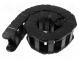 Cable chain  Bend.rad  150mm  L  1008mm  open on both sides