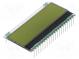 Display  LCD  alphanumeric  STN Positive  8x1  yellow-green