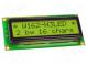 Display  LCD  alphanumeric  STN Positive  16x2  yellow-green  LED