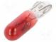 Filament lamp  automotive  W2x4.6d  red  12V  1.2W  VISIONPRO  T5