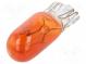Filament lamp  automotive  W2,1x9,5d  orange  12V  5W  VISIONPRO