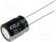 Capacitor  electrolytic  470uF  25VDC  Ø10x12.5mm