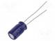 Capacitor  electrolytic  bipolar  THT  10uF  50VDC  Ø6.3x11.2mm