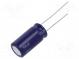 Capacitor  electrolytic  bipolar  THT  100uF  50VDC  Ø10x20mm  ±20%